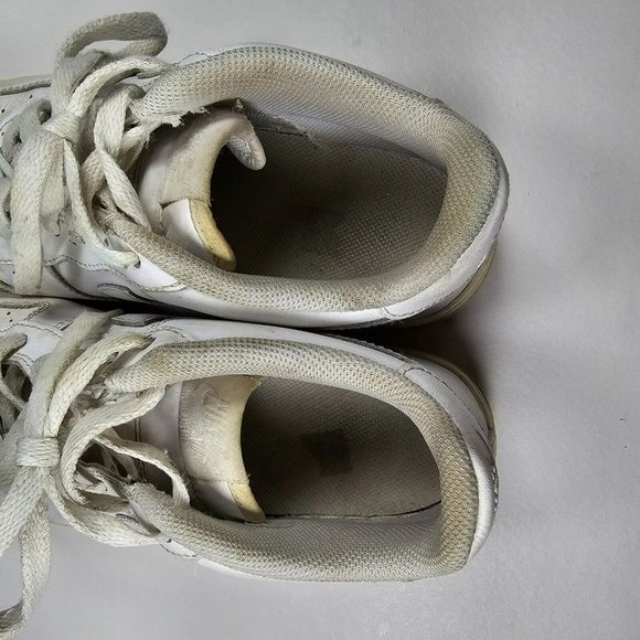 Nike Air Force One Shoes Sneakers Size 6.5Y / 8W White 314192-117 - Picture 6 of 12
